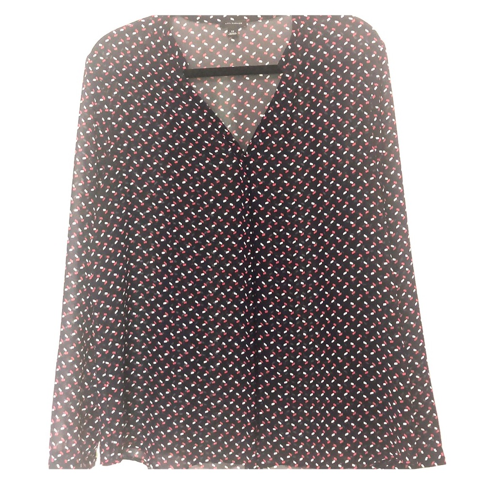 Ann Taylor Print Blouse